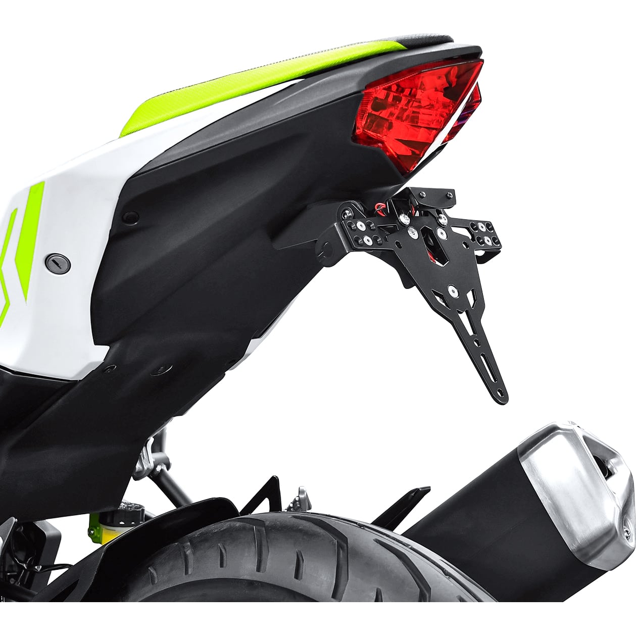 Zieger Kennzeichenhalter Pro für Kawasaki Z/Ninja 125 2019- - Motorradteile & Ersatzteile - Anbauteile