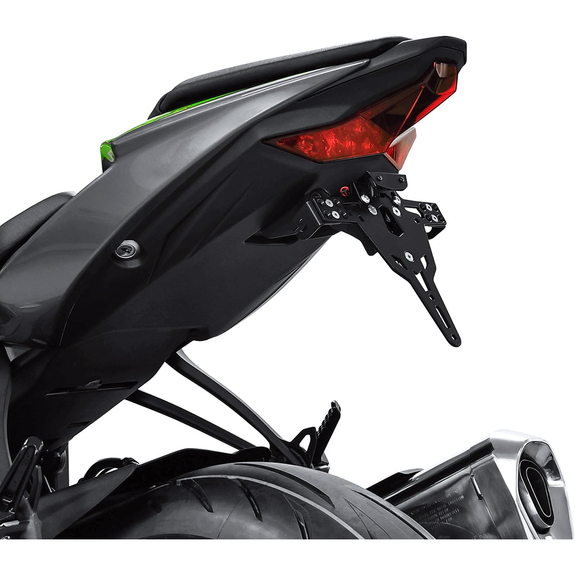 Zieger Kennzeichenhalter Pro für Kawasaki ZX-6 R 2019-2020 - Motorradteile & Ersatzteile - Anbauteile