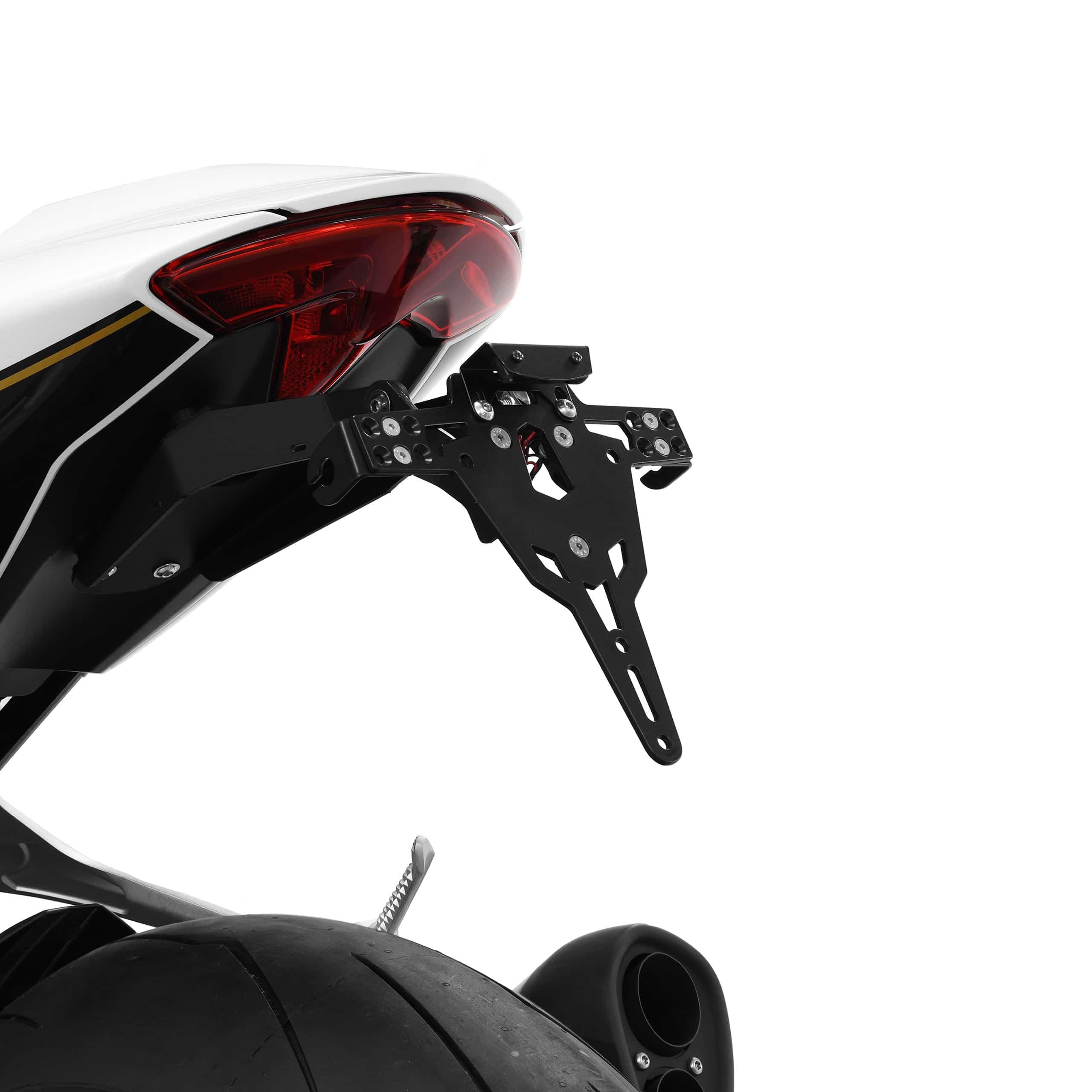 Zieger Kennzeichenhalter Pro für Triumph Speed Triple 1200 RR/RS - Motorradteile & Ersatzteile - Anbauteile