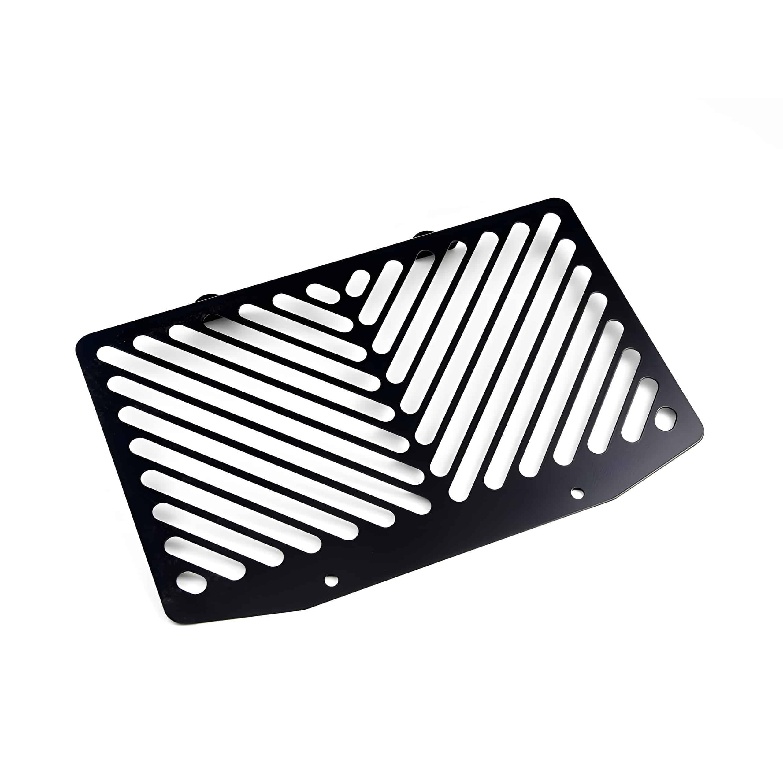 Zieger Kühlerabdeckung Clean schwarz für Kawa ER-6 n/f 2005-2008 - Motorradteile & Ersatzteile - Verkleidungen & Abdeckungen