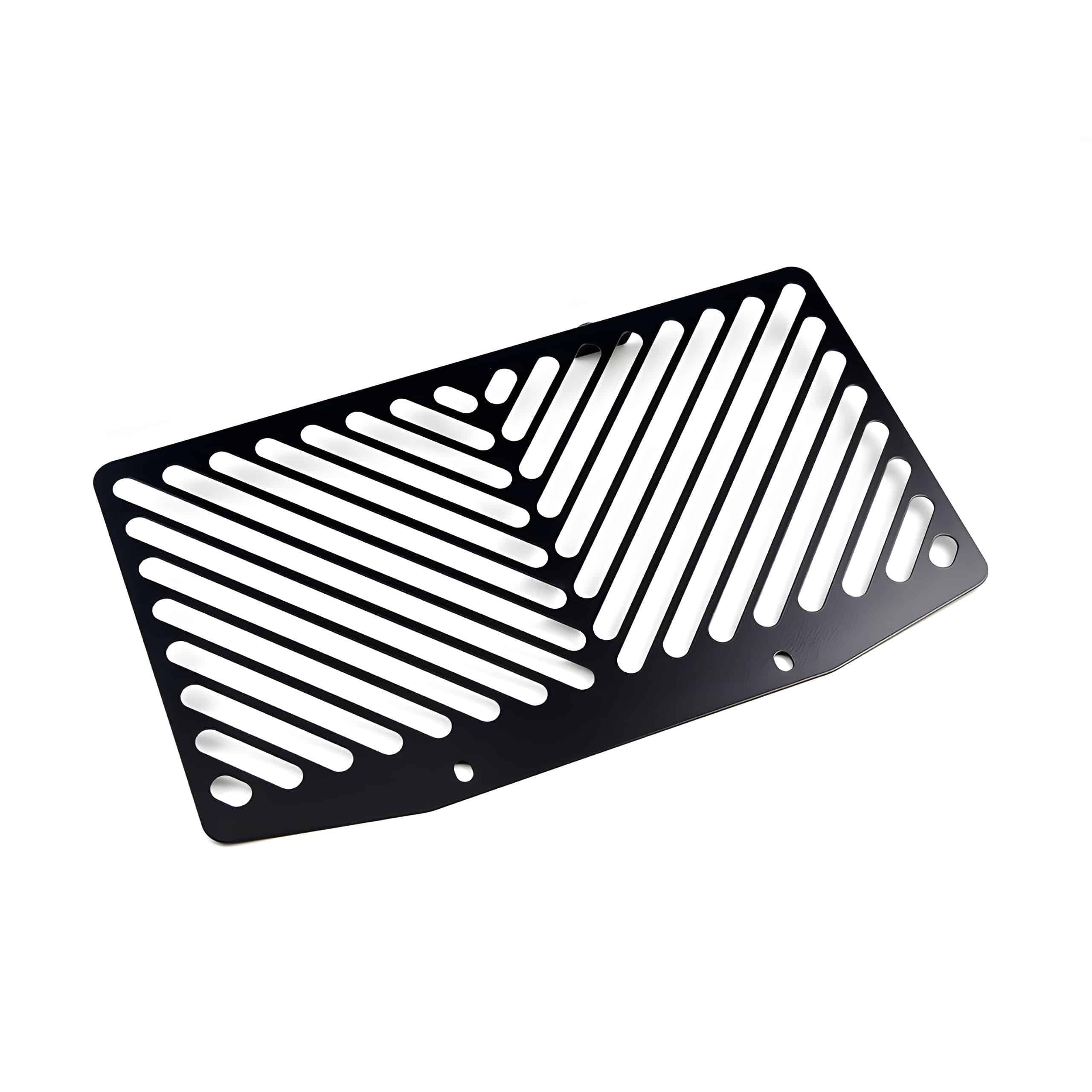 Zieger Kühlerabdeckung Clean schwarz für Kawasaki ER-6 n/f 2009-201 - Motorradteile & Ersatzteile - Verkleidungen & Abdeckungen