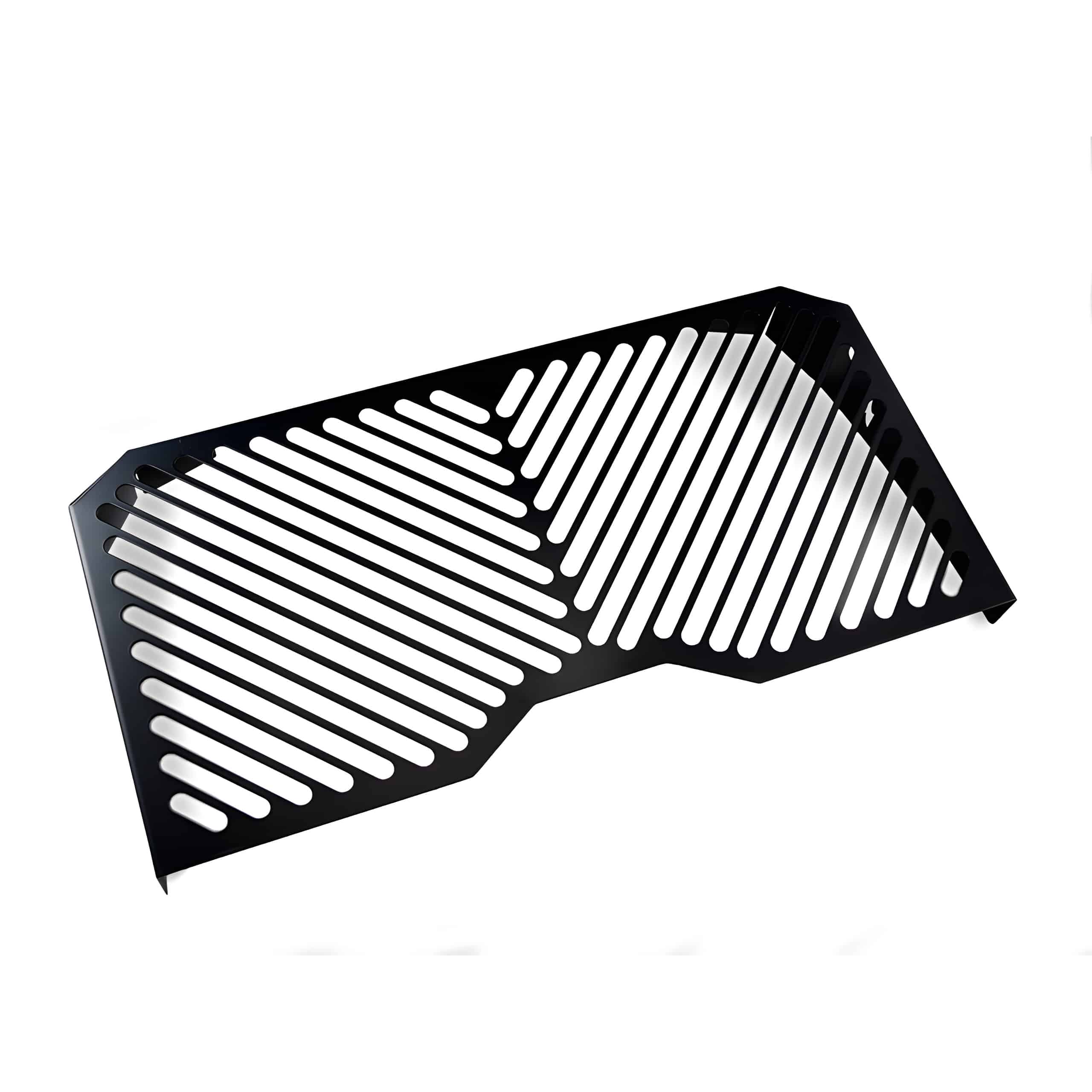 Zieger Kühlerabdeckung Clean schwarz für Kawasaki Z 750 S - Motorradteile & Ersatzteile - Verkleidungen & Abdeckungen