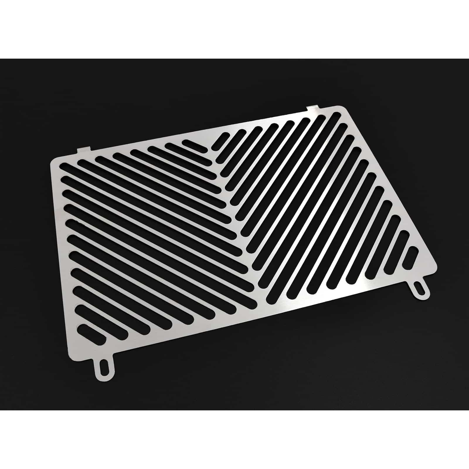 Zieger Kühlerabdeckung Clean silber für Kawasaki Z 750/1000 2007 - Motorradteile & Ersatzteile - Verkleidungen & Abdeckungen