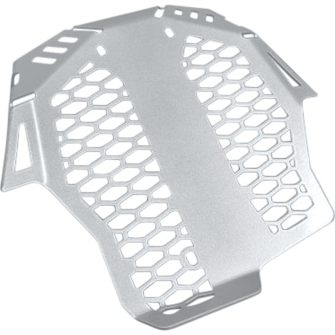 Zieger Kühlerabdeckung Pro 1487 silber für VFR 800 X 2015-2020 - Motorradteile & Ersatzteile - Verkleidungen & Abdeckungen