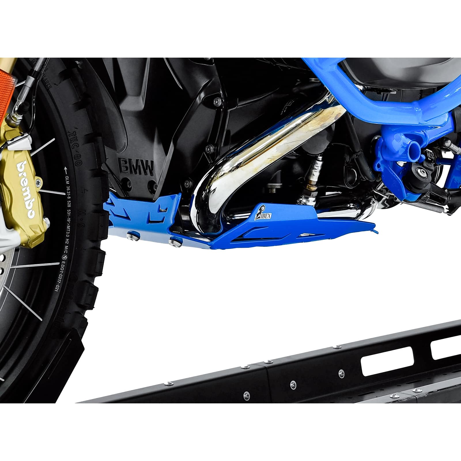 Zieger Motorschutz Alu blau für BMW R 1200 GS LC /Rallye - Motorradteile & Ersatzteile - Anbauteile