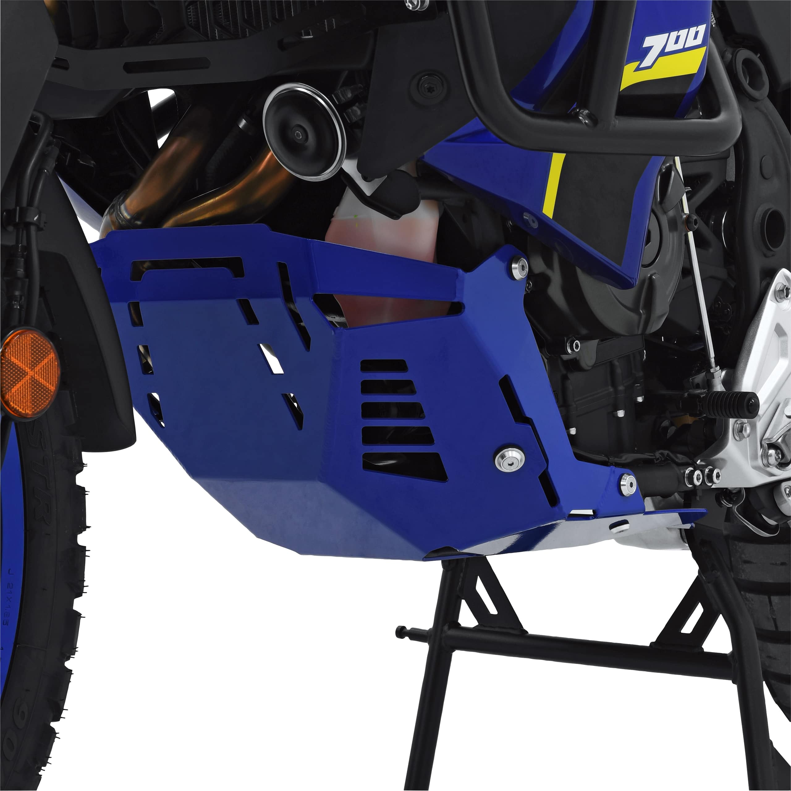 Zieger Motorschutz Alu blau für Yamaha Tenere 700 World Raid - Motorradteile & Ersatzteile - Anbauteile