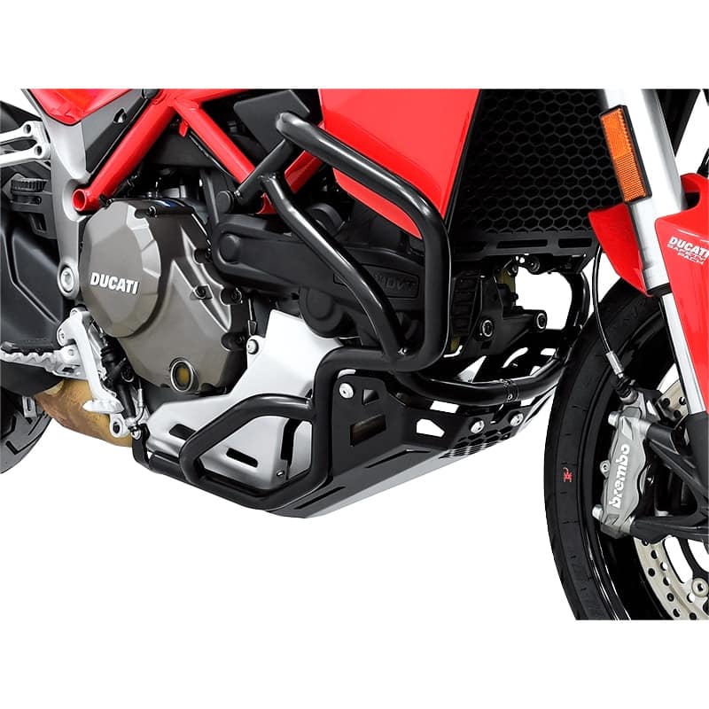 Zieger Motorschutz Alu für SBL schwarz für Multistrada 1200 15-17 - Motorradteile & Ersatzteile - Anbauteile