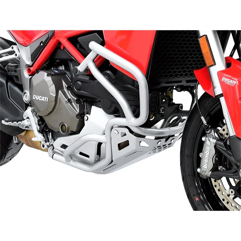 Zieger Motorschutz Alu für SBL silber für Multistrada 1200 15-17 - Motorradteile & Ersatzteile - Anbauteile