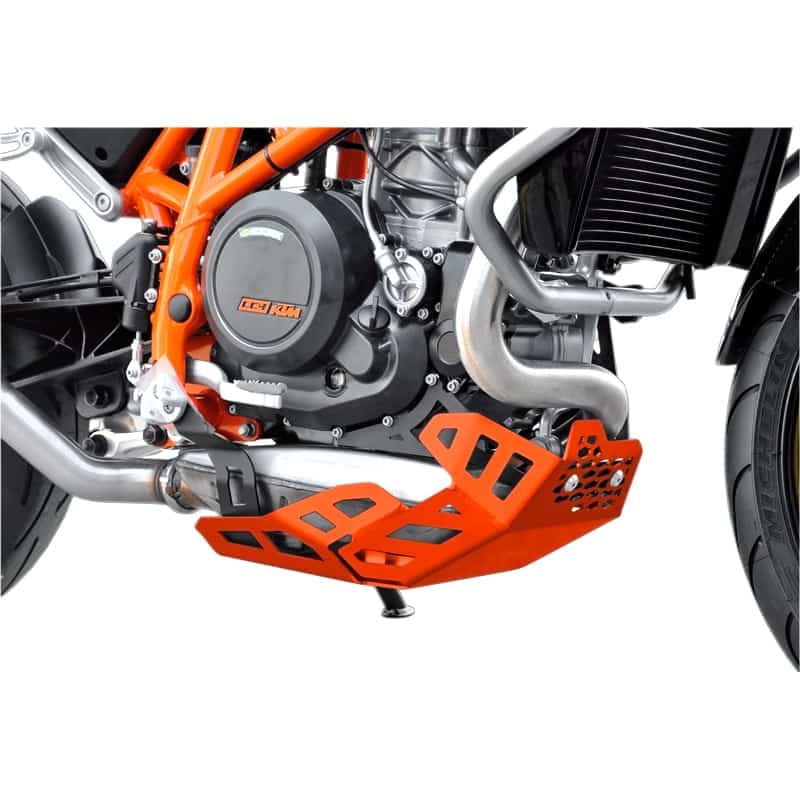 Zieger Motorschutz Alu orange für KTM Duke 690 2012- - Motorradteile & Ersatzteile - Anbauteile