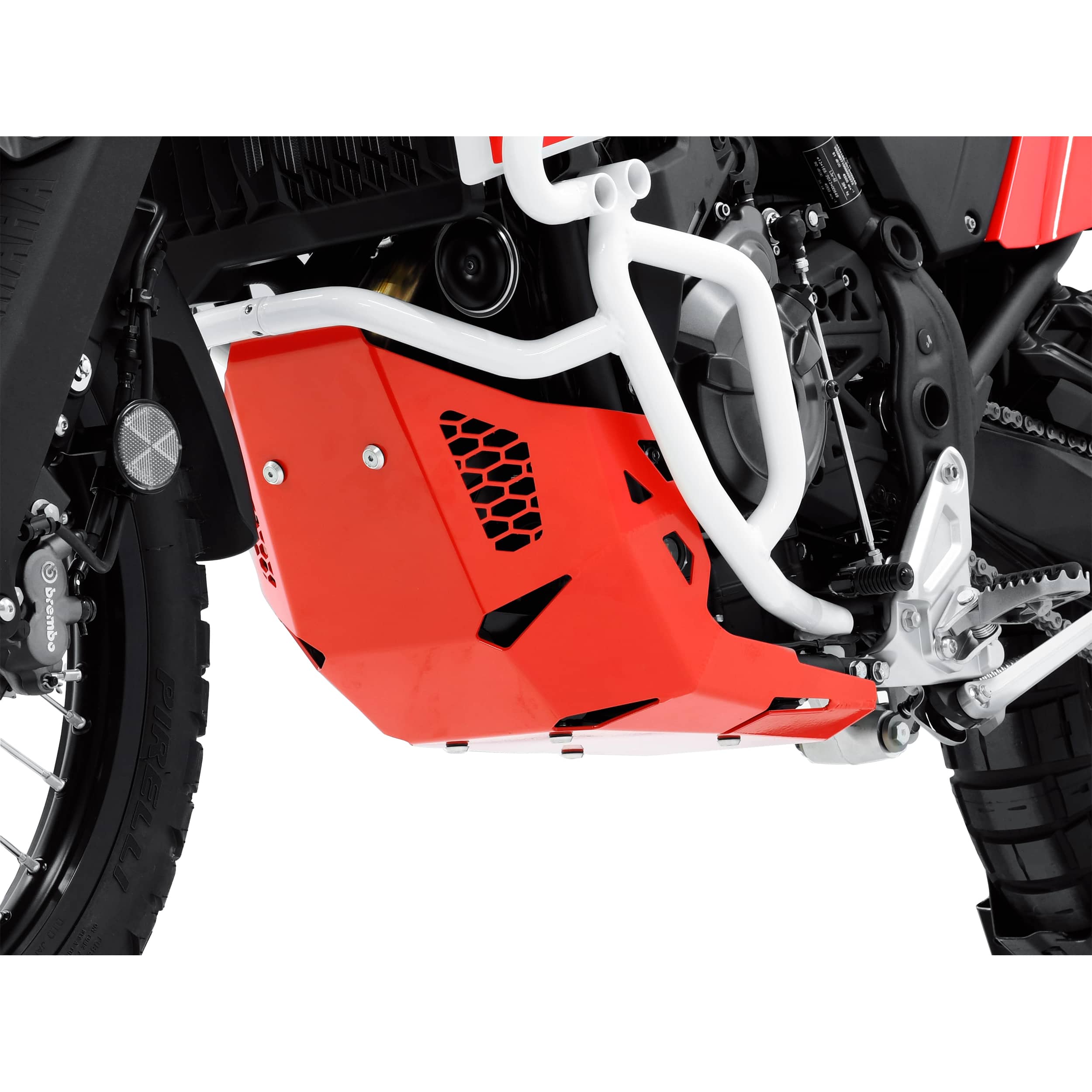 Zieger Motorschutz Alu rot für Yamaha Tenere 700 2019-2020 - Motorradteile & Ersatzteile - Anbauteile