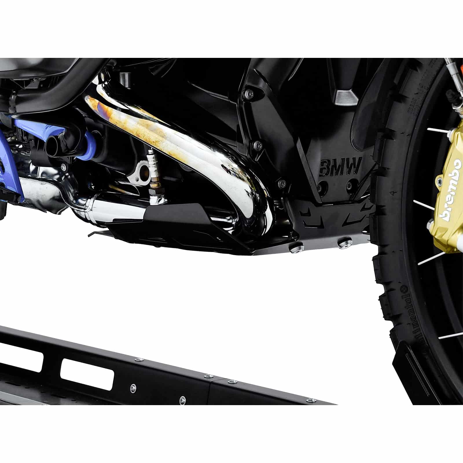 Zieger Motorschutz Alu schwarz für BMW R 1200 GS LC /Rallye - Motorradteile & Ersatzteile - Anbauteile