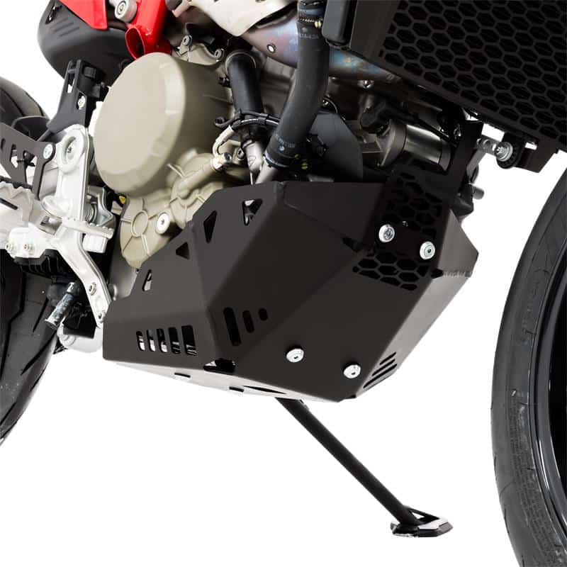 Zieger Motorschutz Alu schwarz für Ducati 698 Hypermotard - Motorradteile & Ersatzteile - Anbauteile