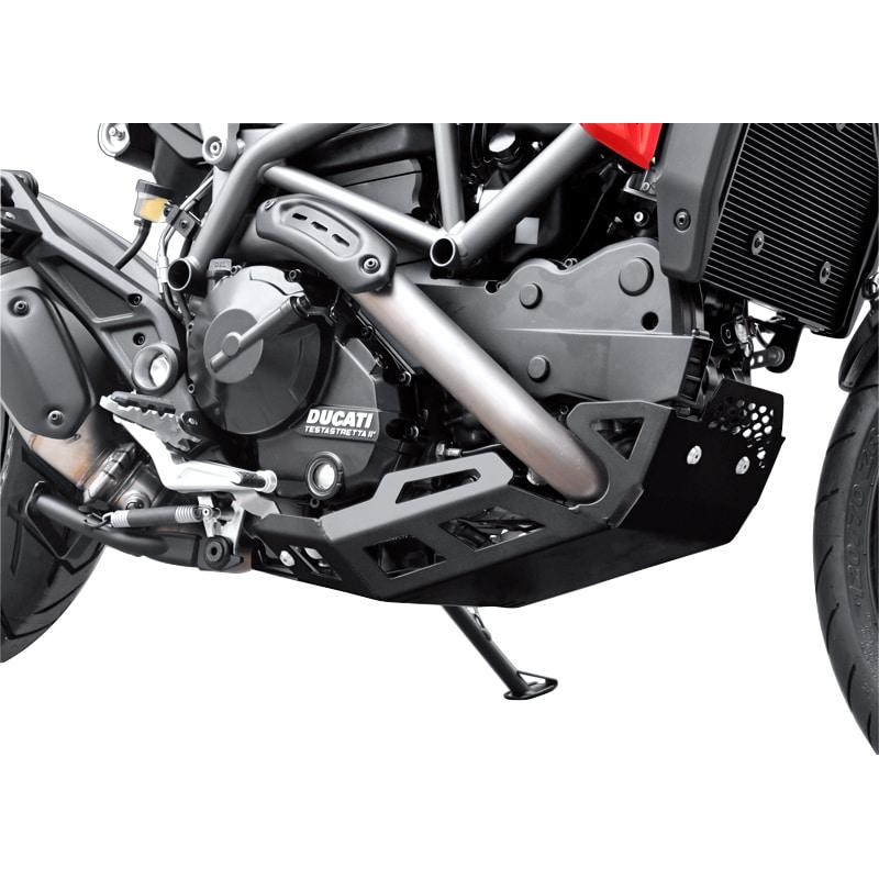 Zieger Motorschutz Alu schwarz für Ducati 821 Hypermotard /strada - Motorradteile & Ersatzteile - Anbauteile
