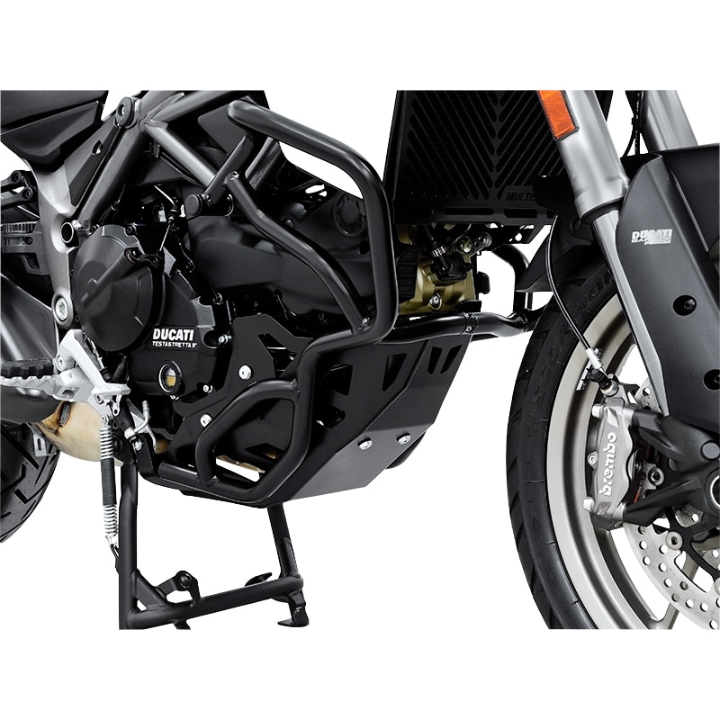 Zieger Motorschutz Alu schwarz für Ducati Multistrada 950 - Motorradteile & Ersatzteile - Anbauteile