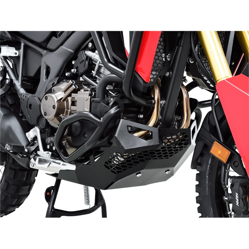 Zieger Motorschutz Alu schwarz für Honda CRF 1000 Africa Twin - Motorradteile & Ersatzteile - Anbauteile