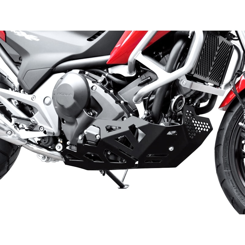 Zieger Motorschutz Alu schwarz für Honda NC 700/750 S/X mit DCT - Motorradteile & Ersatzteile - Anbauteile