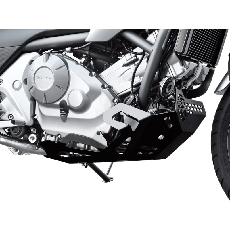Zieger Motorschutz Alu schwarz für Honda NC 700/750 S/X ohne DCT - Motorradteile & Ersatzteile - Anbauteile