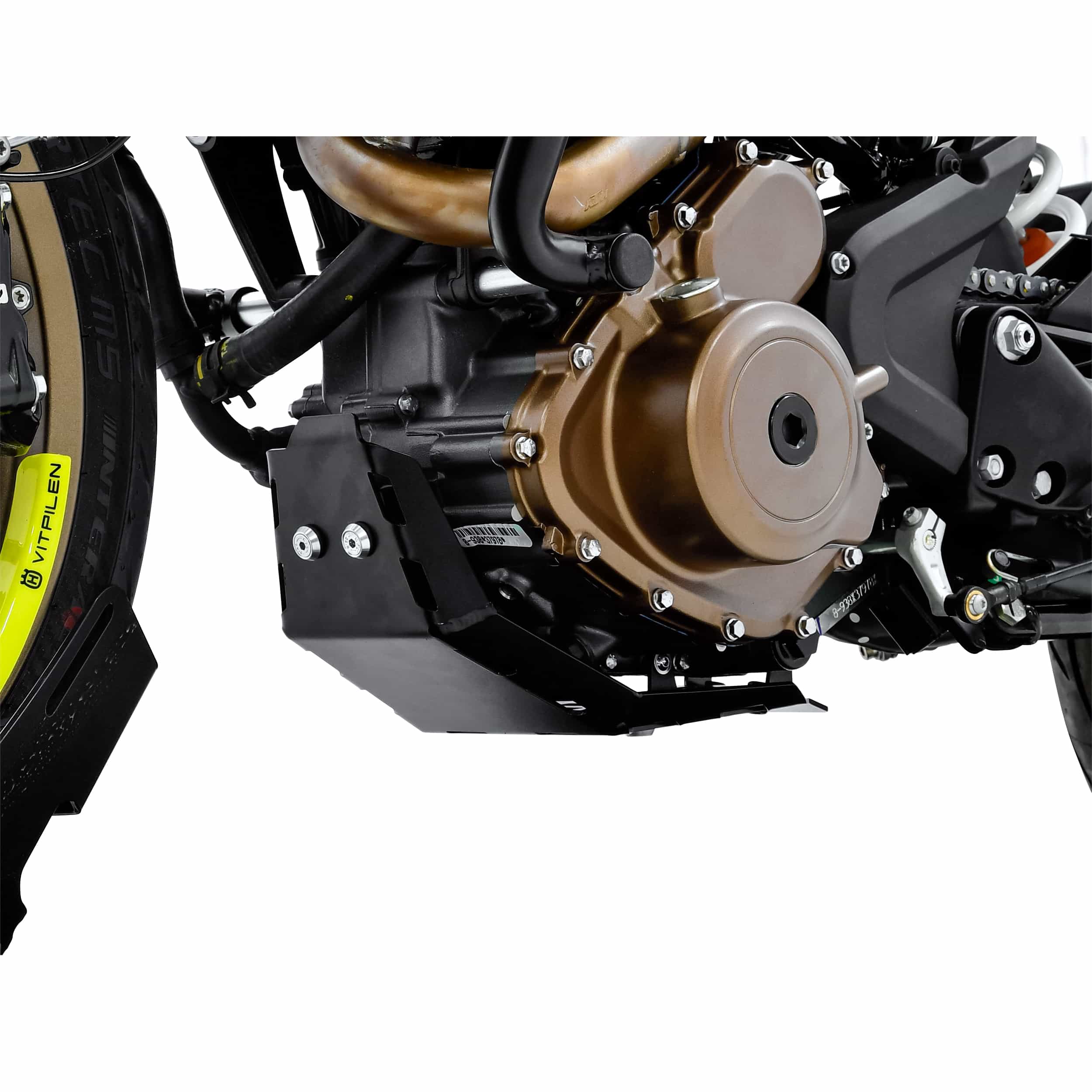 Zieger Motorschutz Alu schwarz für Husqvarna Vitpilen 401 - Motorradteile & Ersatzteile - Anbauteile
