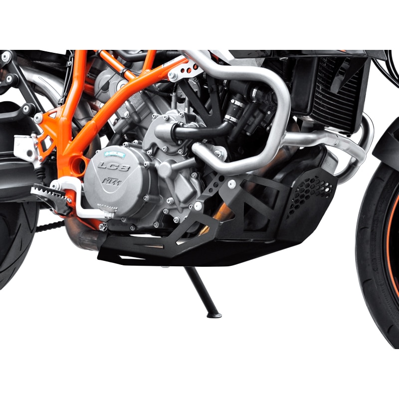 Zieger Motorschutz Alu schwarz für KTM 950/990 SM/SMR/SMT - Motorradteile & Ersatzteile - Anbauteile