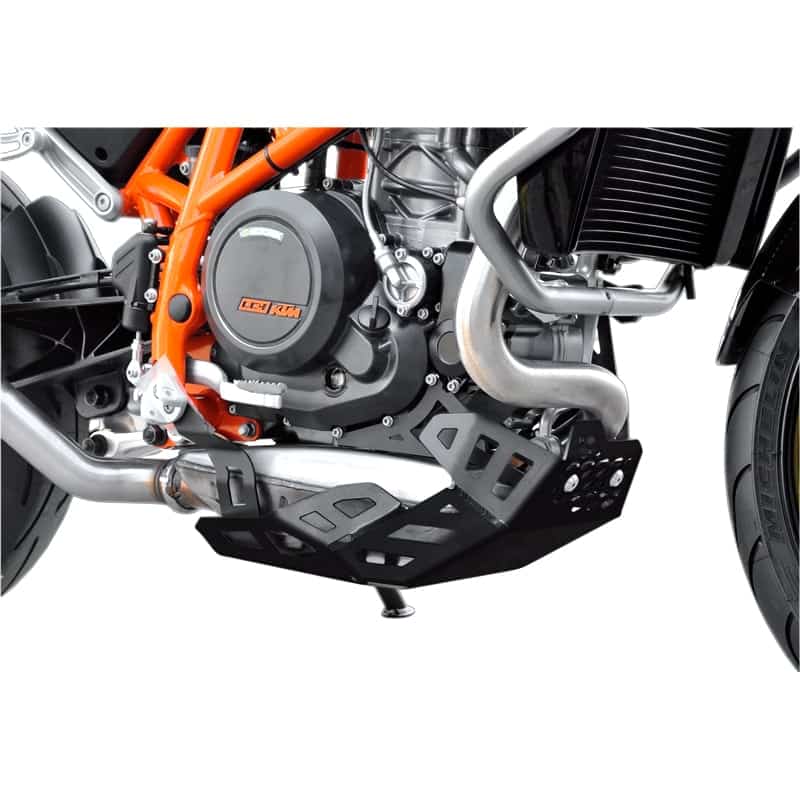 Zieger Motorschutz Alu schwarz für KTM Duke 690 2012- - Motorradteile & Ersatzteile - Anbauteile