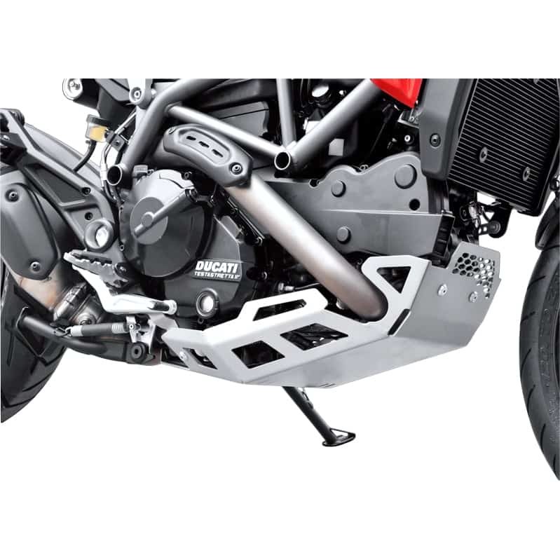 Zieger Motorschutz Alu silber für Ducati 821 Hypermotard /-strada - Motorradteile & Ersatzteile - Anbauteile