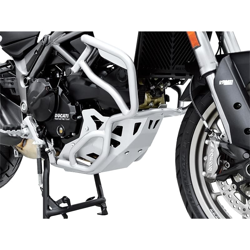 Zieger Motorschutz Alu silber für Ducati Multistrada 950 - Motorradteile & Ersatzteile - Anbauteile