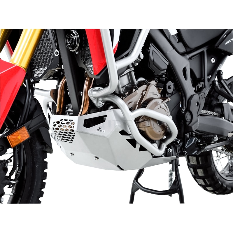 Zieger Motorschutz Alu silber für Honda CRF 1000 Africa Twin - Motorradteile & Ersatzteile - Anbauteile