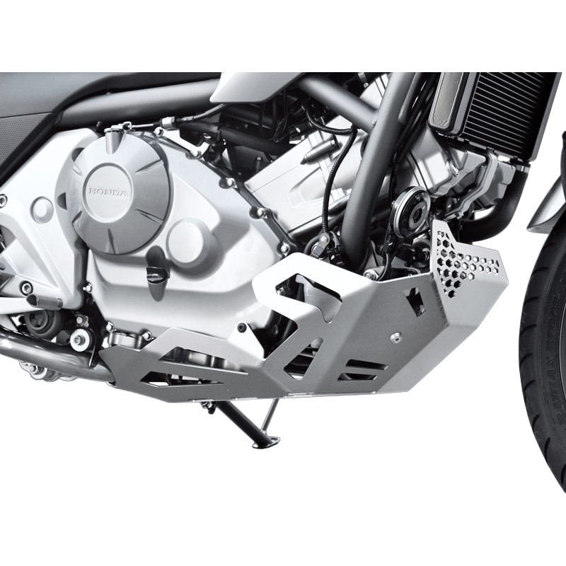 Zieger Motorschutz Alu silber für Honda NC 700/750 S/X ohne DCT - Motorradteile & Ersatzteile - Anbauteile
