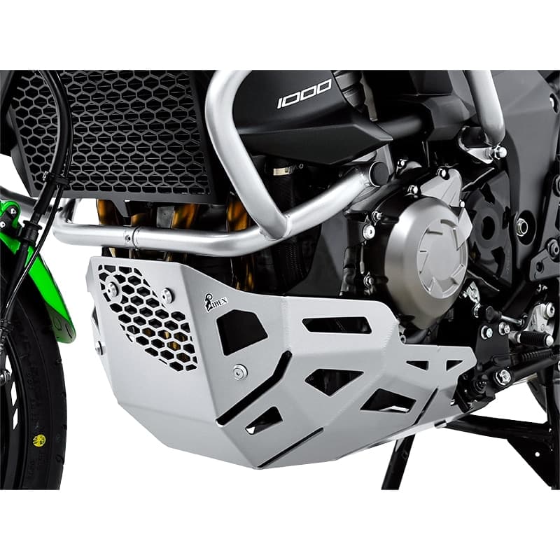 Zieger Motorschutz Alu silber für Kawa KLZ 1000 Versys 2015-2018 - Motorradteile & Ersatzteile - Anbauteile