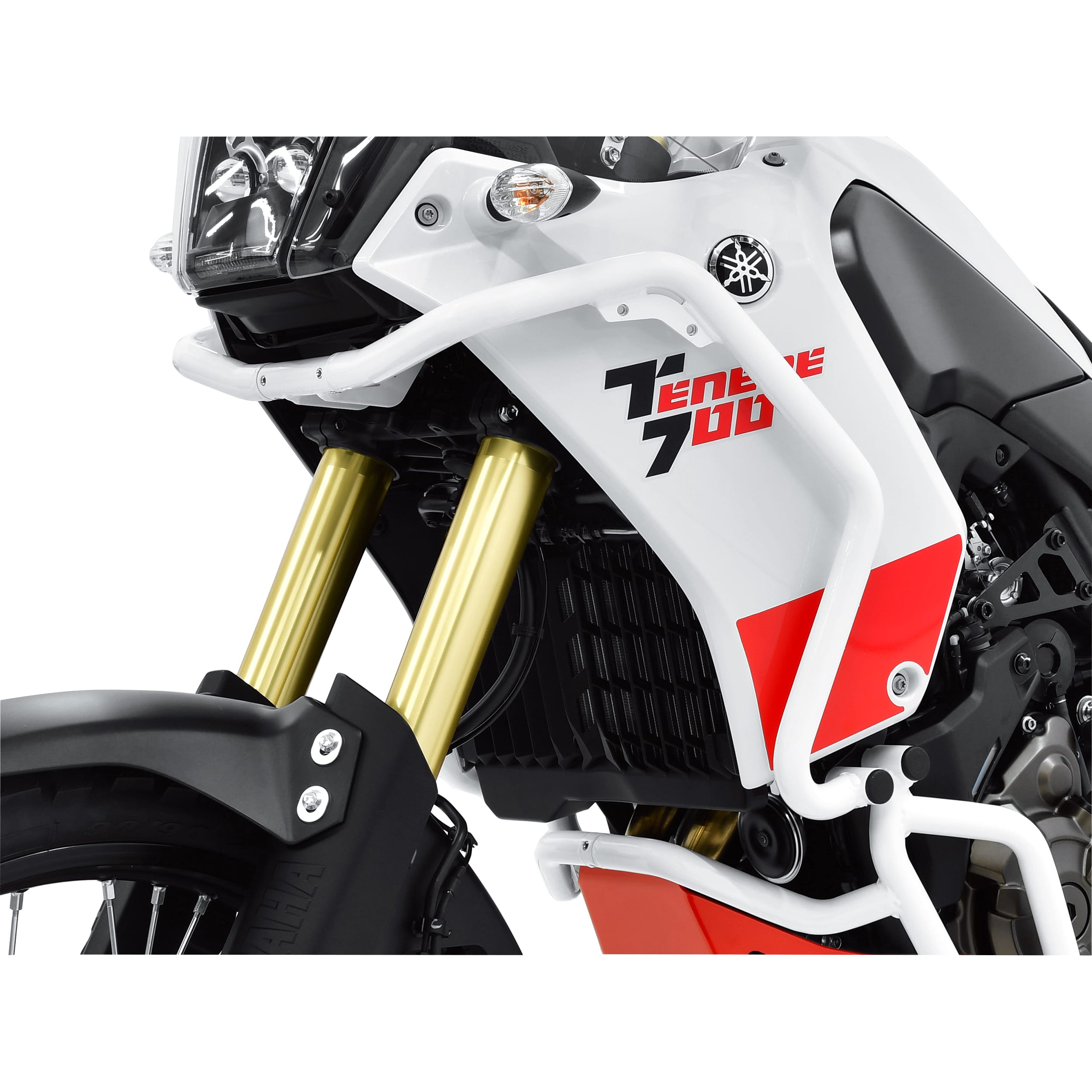 Zieger Sturzbügel oben weiß für Yamaha Tenere 700 - Motorradteile & Ersatzteile - Anbauteile