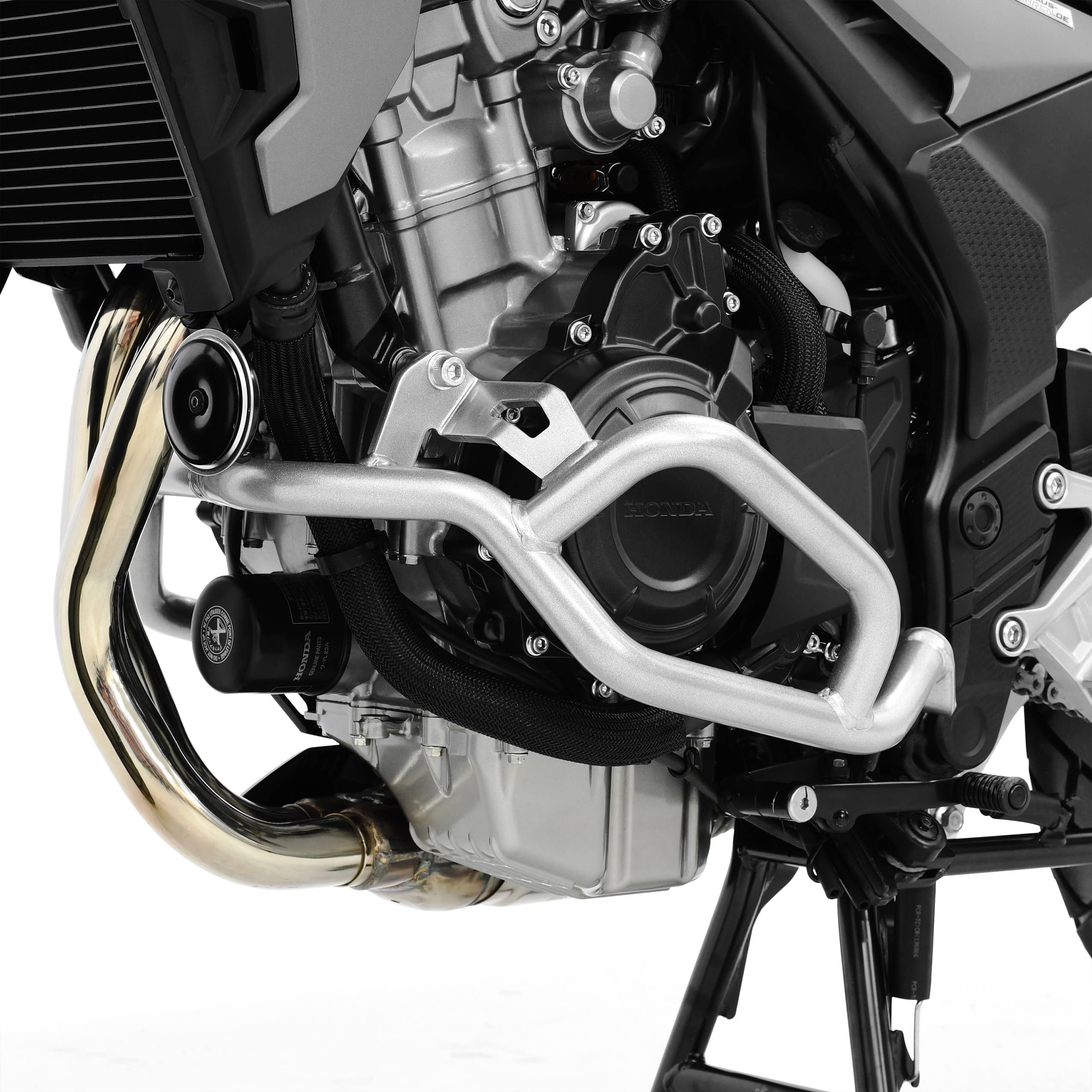 Zieger Sturzbügel silber für Honda CB 500 F/X 2019-2023 - Motorradteile & Ersatzteile - Anbauteile