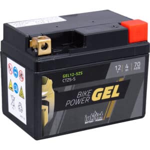 intAct Batterie Bike Power Gel geschlossen GEL12-5ZS 12V/4Ah (YTZ5- - Motorradteile & Ersatzteile - Batterien