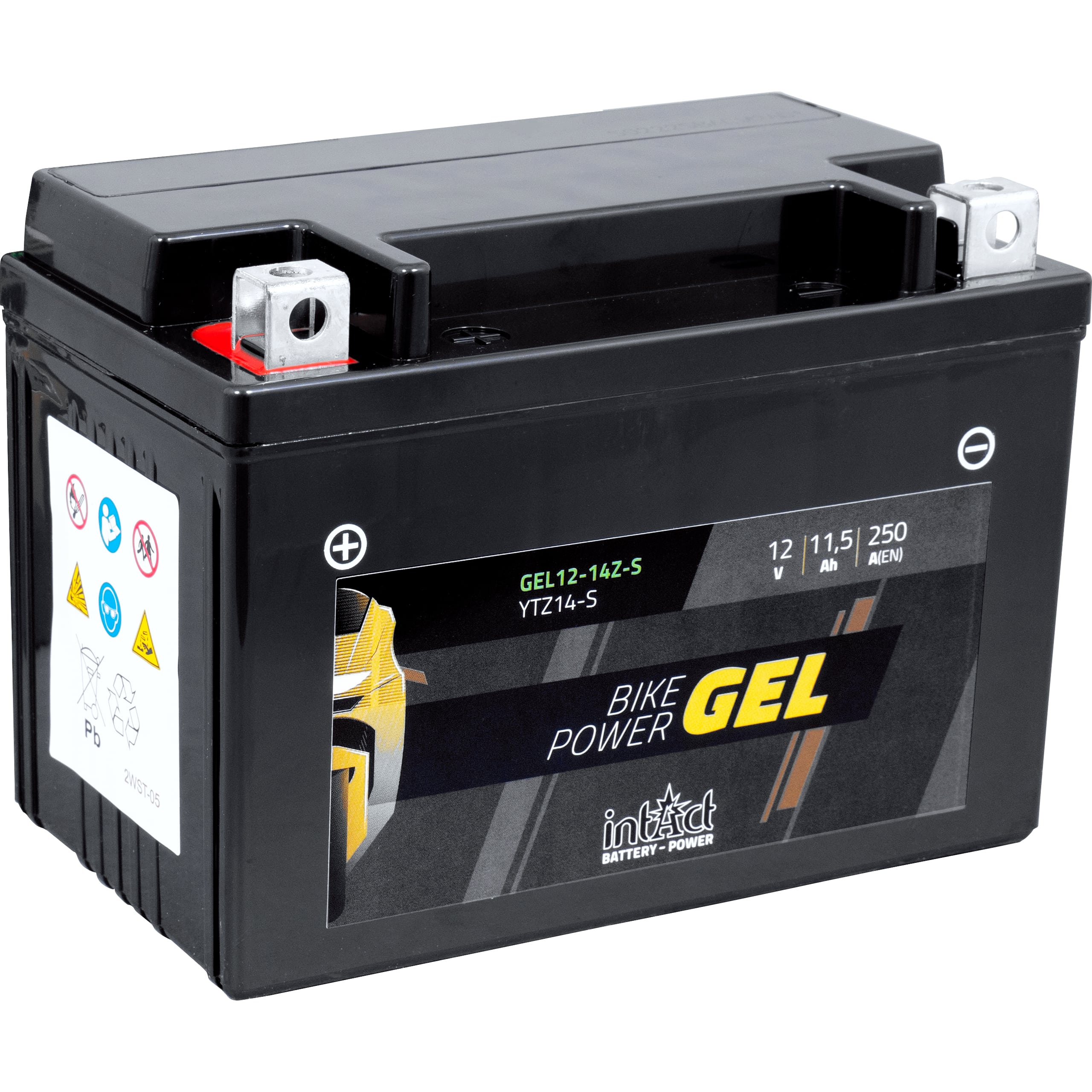 intAct Batterie Bike Power Gel geschlossen YTZ14S 12V