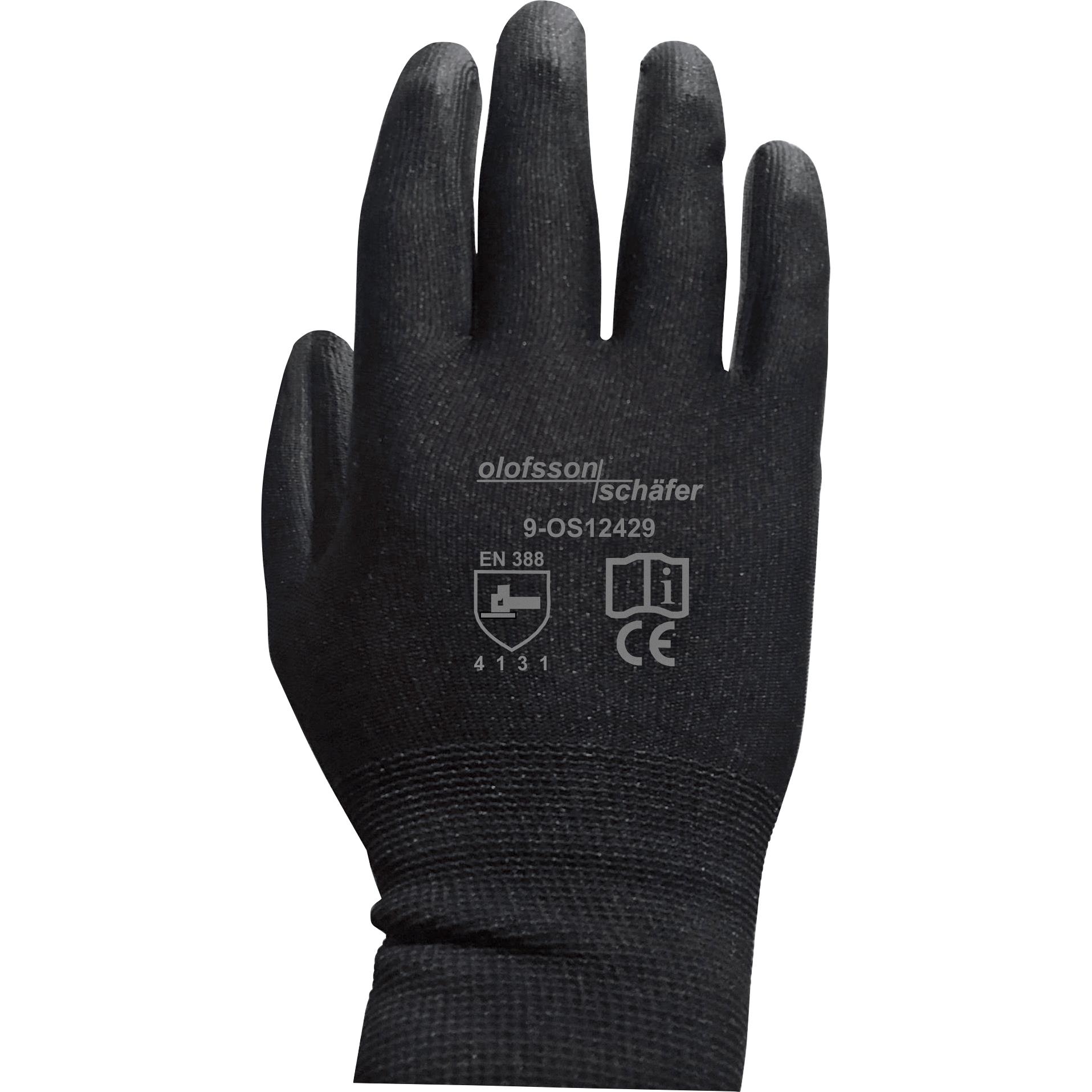 olofsson+schäfer Werkstatthandschuh schwarz 7 - Motorradbekleidung - Motorradhandschuhe
